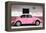 ¡Viva Mexico! Collection - VW Beetle Car and Light Pink Graffiti-Philippe Hugonnard-Framed Premier Image Canvas