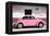 ¡Viva Mexico! Collection - VW Beetle Car and Light Pink Graffiti-Philippe Hugonnard-Framed Premier Image Canvas