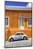 ¡Viva Mexico! Collection - VW Beetle Car and Orange Wall-Philippe Hugonnard-Mounted Photographic Print