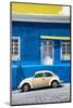 ¡Viva Mexico! Collection - VW Beetle Car and Royal blue Wall-Philippe Hugonnard-Mounted Photographic Print