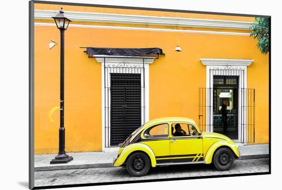 ¡Viva Mexico! Collection - VW Beetle Car - Gold & Yellow-Philippe Hugonnard-Mounted Photographic Print