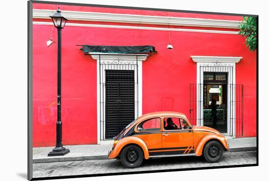 ¡Viva Mexico! Collection - VW Beetle Car - Red & Orange-Philippe Hugonnard-Mounted Photographic Print