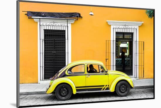 ¡Viva Mexico! Collection - VW Beetle - Gold & Yellow-Philippe Hugonnard-Mounted Photographic Print