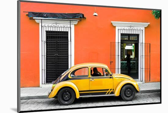 ¡Viva Mexico! Collection - VW Beetle - Orange & Gold-Philippe Hugonnard-Mounted Photographic Print