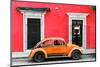 ¡Viva Mexico! Collection - VW Beetle - Red & Orange-Philippe Hugonnard-Mounted Photographic Print