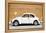 ¡Viva Mexico! Collection - White VW Beetle Car and Caramel Street Wall-Philippe Hugonnard-Framed Premier Image Canvas