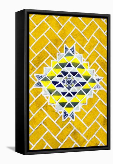 ¡Viva Mexico! Collection - Yellow Mosaics-Philippe Hugonnard-Framed Premier Image Canvas
