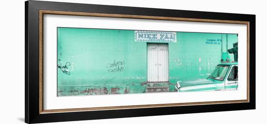 ¡Viva Mexico! Panoramic Collection - "5 de febrero" Coral Green Wall-Philippe Hugonnard-Framed Photographic Print