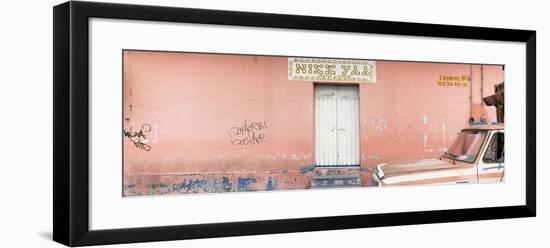 ¡Viva Mexico! Panoramic Collection - "5 de febrero" Coral Wall-Philippe Hugonnard-Framed Photographic Print