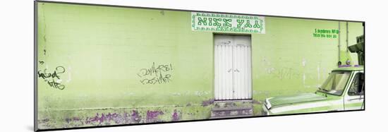 ¡Viva Mexico! Panoramic Collection - "5 de febrero" Lime Green Wall-Philippe Hugonnard-Mounted Photographic Print