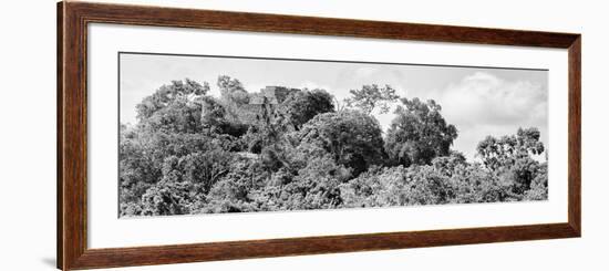 ¡Viva Mexico! Panoramic Collection - Ancient Maya City within the Jungle - Calakmul-Philippe Hugonnard-Framed Photographic Print