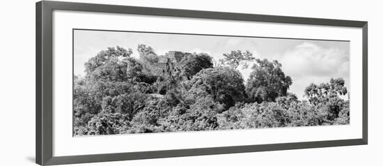 ¡Viva Mexico! Panoramic Collection - Ancient Maya City within the Jungle - Calakmul-Philippe Hugonnard-Framed Photographic Print