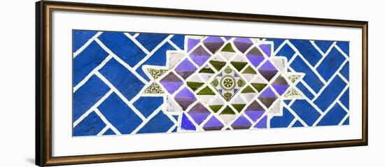 ¡Viva Mexico! Panoramic Collection - Blue Mosaics-Philippe Hugonnard-Framed Photographic Print