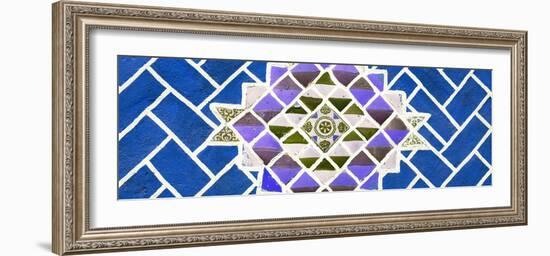 ¡Viva Mexico! Panoramic Collection - Blue Mosaics-Philippe Hugonnard-Framed Photographic Print