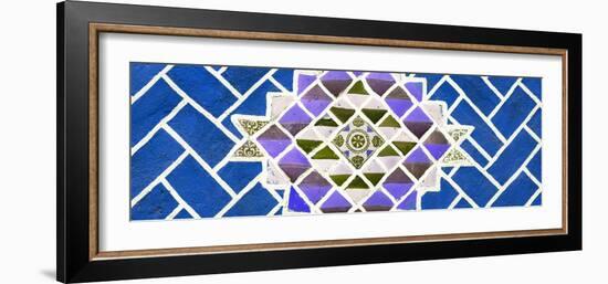 ¡Viva Mexico! Panoramic Collection - Blue Mosaics-Philippe Hugonnard-Framed Photographic Print