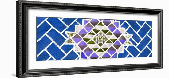 ¡Viva Mexico! Panoramic Collection - Blue Mosaics-Philippe Hugonnard-Framed Photographic Print