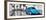 ¡Viva Mexico! Panoramic Collection - Blue VW Beetle Car in San Cristobal de Las Casas-Philippe Hugonnard-Framed Photographic Print