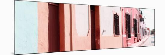 ¡Viva Mexico! Panoramic Collection - Campeche Colorful Street III-Philippe Hugonnard-Mounted Photographic Print