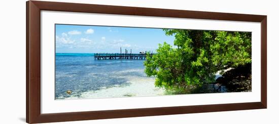 ¡Viva Mexico! Panoramic Collection - Caribbean Coastline III-Philippe Hugonnard-Framed Photographic Print