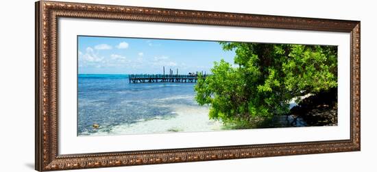 ¡Viva Mexico! Panoramic Collection - Caribbean Coastline III-Philippe Hugonnard-Framed Photographic Print