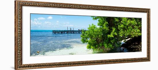 ¡Viva Mexico! Panoramic Collection - Caribbean Coastline III-Philippe Hugonnard-Framed Photographic Print