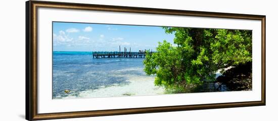 ¡Viva Mexico! Panoramic Collection - Caribbean Coastline III-Philippe Hugonnard-Framed Photographic Print