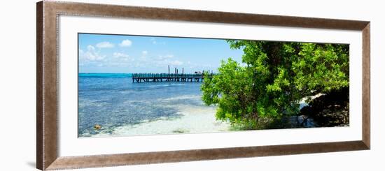 ¡Viva Mexico! Panoramic Collection - Caribbean Coastline III-Philippe Hugonnard-Framed Photographic Print