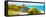 ¡Viva Mexico! Panoramic Collection - Caribbean Coastline in Tulum VIII-Philippe Hugonnard-Framed Premier Image Canvas