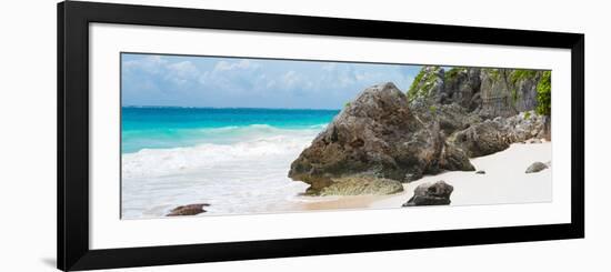 ?Viva Mexico! Panoramic Collection - Caribbean Coastline - Tulum IV-Philippe Hugonnard-Framed Photographic Print