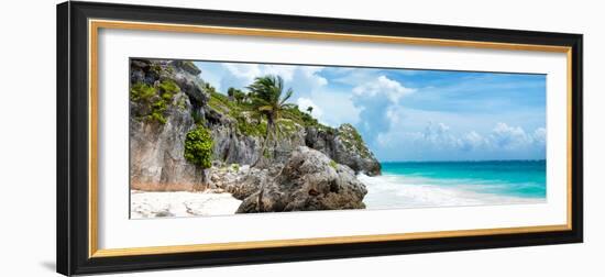 ?Viva Mexico! Panoramic Collection - Caribbean Coastline - Tulum VI-Philippe Hugonnard-Framed Photographic Print