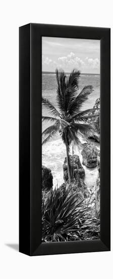?Viva Mexico! Panoramic Collection - Caribbean Coastline - Tulum X-Philippe Hugonnard-Framed Premier Image Canvas