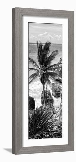 ?Viva Mexico! Panoramic Collection - Caribbean Coastline - Tulum X-Philippe Hugonnard-Framed Photographic Print