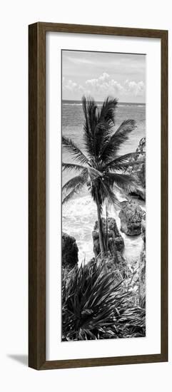 ?Viva Mexico! Panoramic Collection - Caribbean Coastline - Tulum X-Philippe Hugonnard-Framed Photographic Print