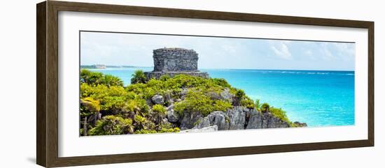 ¡Viva Mexico! Panoramic Collection - Caribbean Coastline - Tulum XII-Philippe Hugonnard-Framed Photographic Print