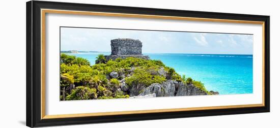 ¡Viva Mexico! Panoramic Collection - Caribbean Coastline - Tulum XII-Philippe Hugonnard-Framed Photographic Print