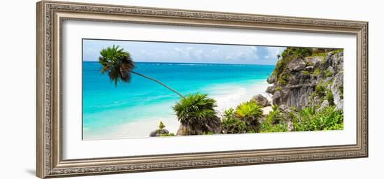 ?Viva Mexico! Panoramic Collection - Caribbean Coastline - Tulum-Philippe Hugonnard-Framed Photographic Print