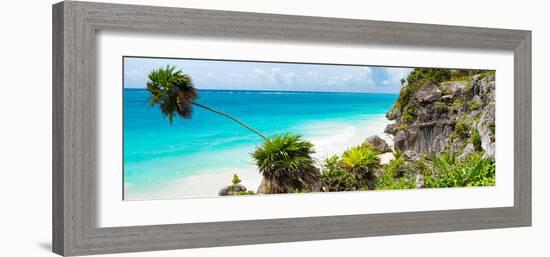 ?Viva Mexico! Panoramic Collection - Caribbean Coastline - Tulum-Philippe Hugonnard-Framed Photographic Print