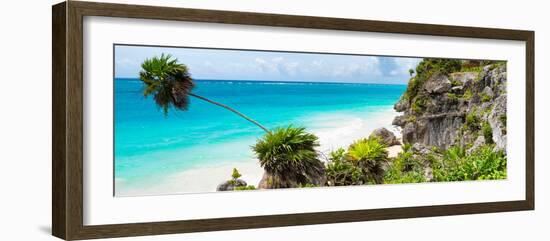 ?Viva Mexico! Panoramic Collection - Caribbean Coastline - Tulum-Philippe Hugonnard-Framed Photographic Print
