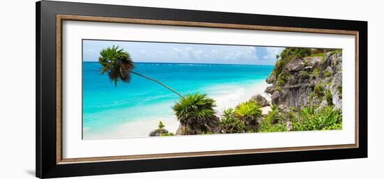 ?Viva Mexico! Panoramic Collection - Caribbean Coastline - Tulum-Philippe Hugonnard-Framed Photographic Print