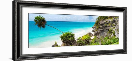 ?Viva Mexico! Panoramic Collection - Caribbean Coastline - Tulum-Philippe Hugonnard-Framed Photographic Print