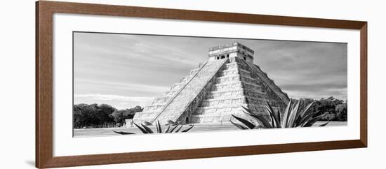 ¡Viva Mexico! Panoramic Collection - Chichen Itza Pyramid IV-Philippe Hugonnard-Framed Photographic Print