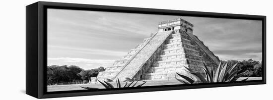 ¡Viva Mexico! Panoramic Collection - Chichen Itza Pyramid IV-Philippe Hugonnard-Framed Premier Image Canvas