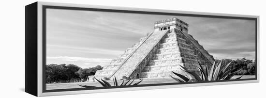 ¡Viva Mexico! Panoramic Collection - Chichen Itza Pyramid IV-Philippe Hugonnard-Framed Premier Image Canvas