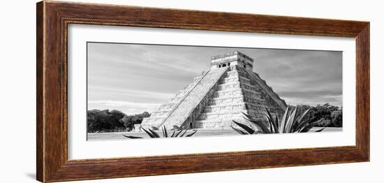 ¡Viva Mexico! Panoramic Collection - Chichen Itza Pyramid IV-Philippe Hugonnard-Framed Photographic Print