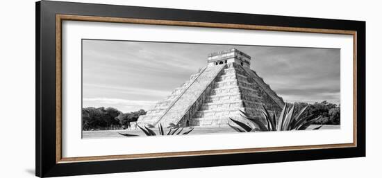 ¡Viva Mexico! Panoramic Collection - Chichen Itza Pyramid IV-Philippe Hugonnard-Framed Photographic Print