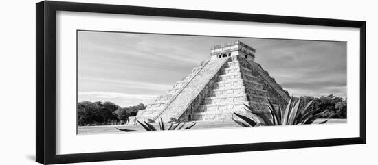 ¡Viva Mexico! Panoramic Collection - Chichen Itza Pyramid IV-Philippe Hugonnard-Framed Photographic Print