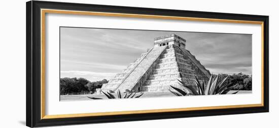 ¡Viva Mexico! Panoramic Collection - Chichen Itza Pyramid IV-Philippe Hugonnard-Framed Photographic Print