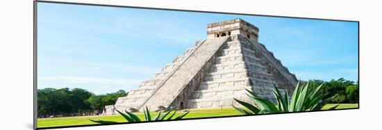 ¡Viva Mexico! Panoramic Collection - Chichen Itza Pyramid-Philippe Hugonnard-Mounted Photographic Print