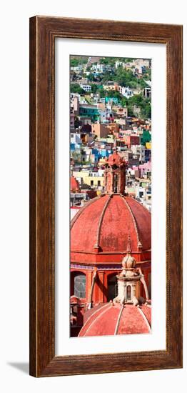 ¡Viva Mexico! Panoramic Collection - Church Domes Guanajuato-Philippe Hugonnard-Framed Photographic Print