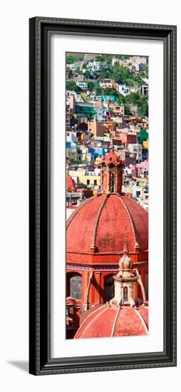 ¡Viva Mexico! Panoramic Collection - Church Domes Guanajuato-Philippe Hugonnard-Framed Photographic Print